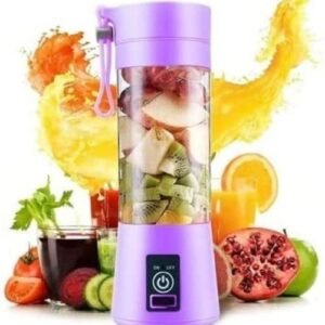Portable Mini 6 blade Juicer blender | Outdoor Juicing Cup (380ml) - Rechargeable (Random Color)